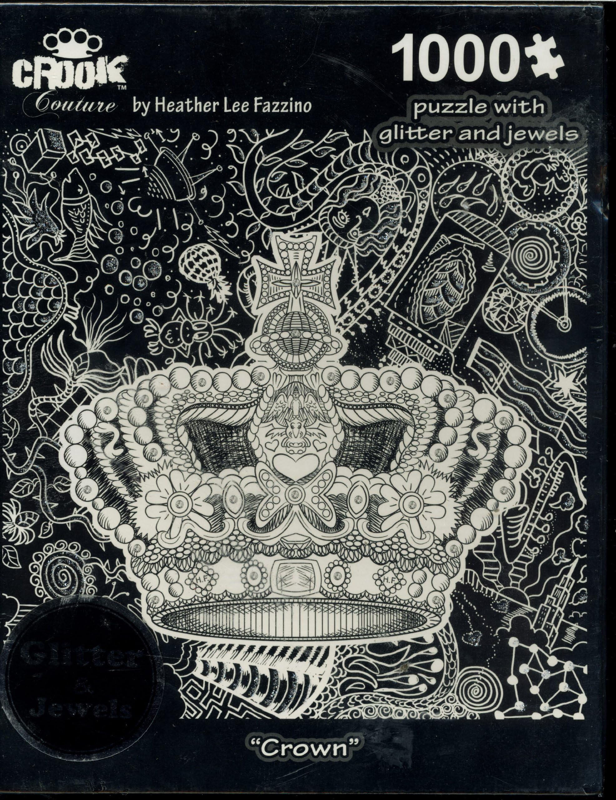 Crook Couture "Crown" by Heather Lee Fazzino 1000 piece puzzle