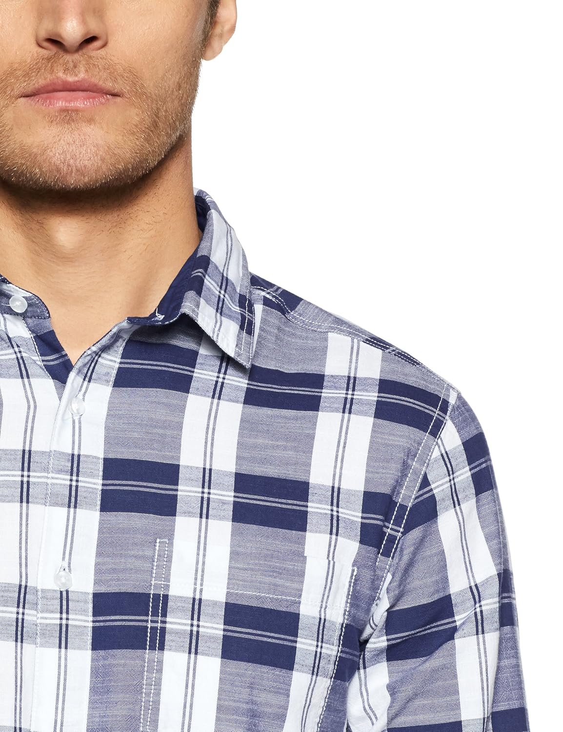 diverse men's checkered regular fit casual shirt