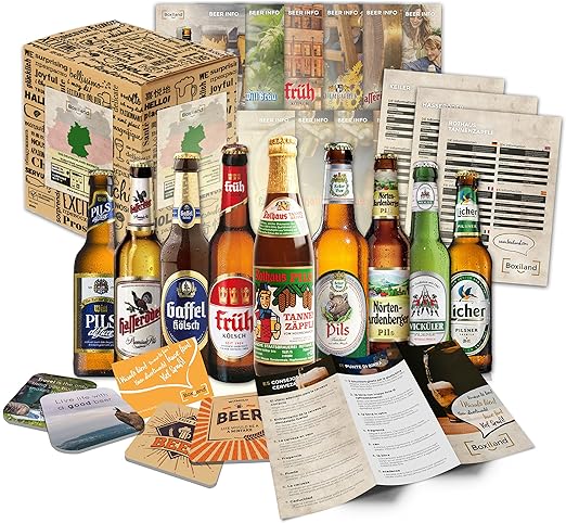 Beste Deutschen Biere Als Bier Geschenkset Geburtstagsgeschenk Papa Geburtstagsgeschenkidee Manner Besondere Geschenkideen 9 Beste Biere Amazon De Bier Wein Spirituosen