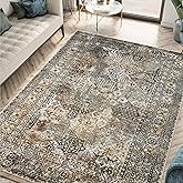 Keen Home Design 3x5 Rug - Machine Washable Entry Rug with Non-Slip Backing, Ideal for Enteryway, Kitchen, Bathroom, Laundry Room - Vintage, Easy Clean, Durable, Low Pile Rug - (3' x 5')