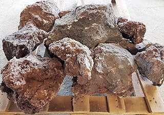 Der Naturstein Garten 25 kg Lava Steine 200-500 mm - Lavastein Aquarium Terrarium - Lieferung KOSTENLOS