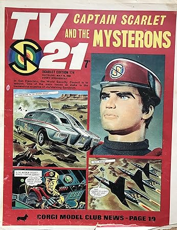 Vintage Ultra Rare Series 1 TV21 Comic Magazine Scarlet Edition ...