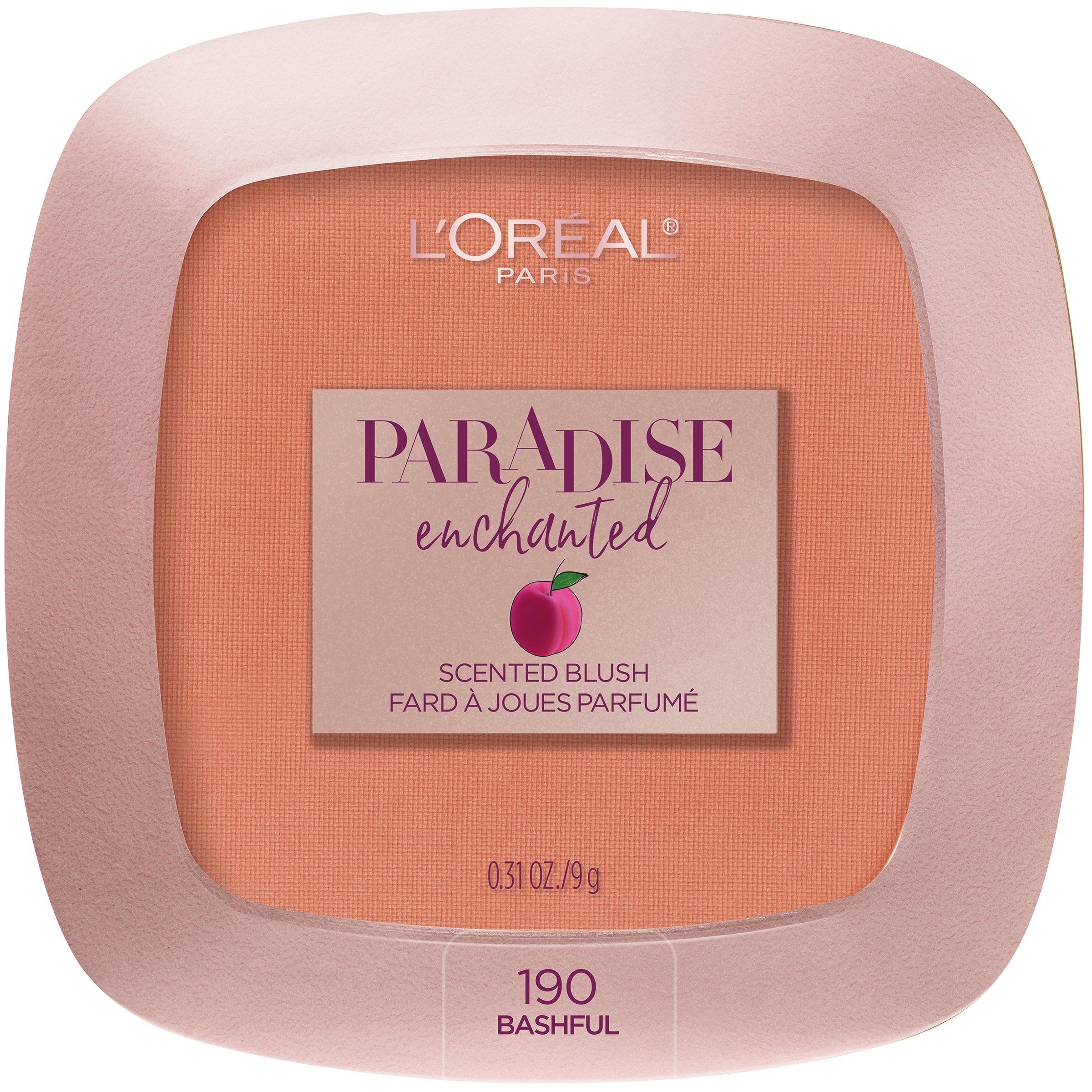 L’Oréal Paris Makeup Paradise Enchanted Scented Blush, Bashful, 0.31 Ounce
