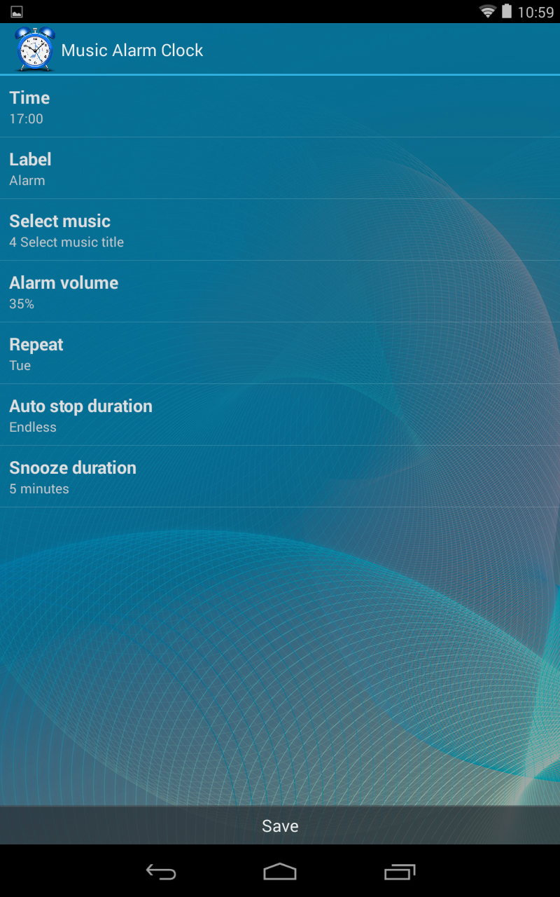 how to set an alarm with amazon music