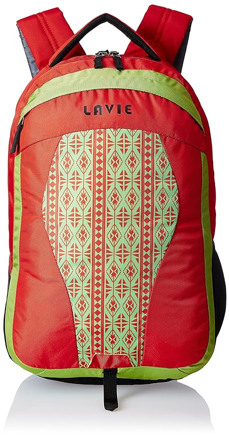 Lavie Orange Laptop Backpack (BHEI551024B3)