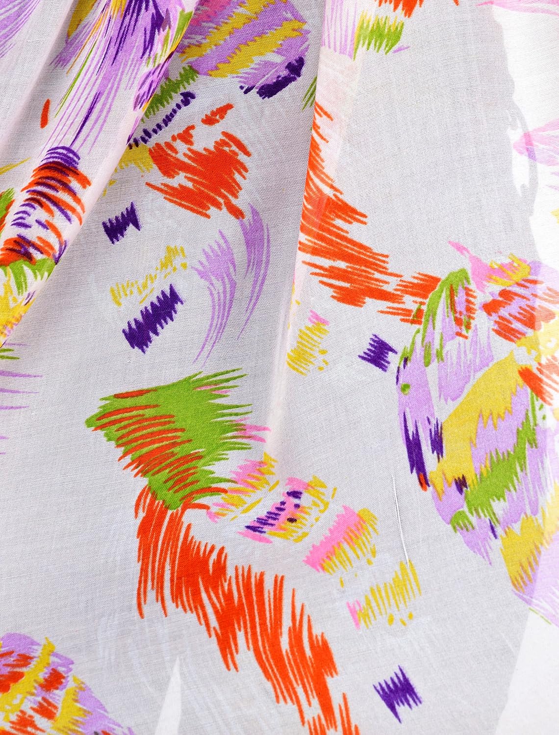 weavers villa animal print design summer cotton scarf, dupatta, stoles (feather 2)