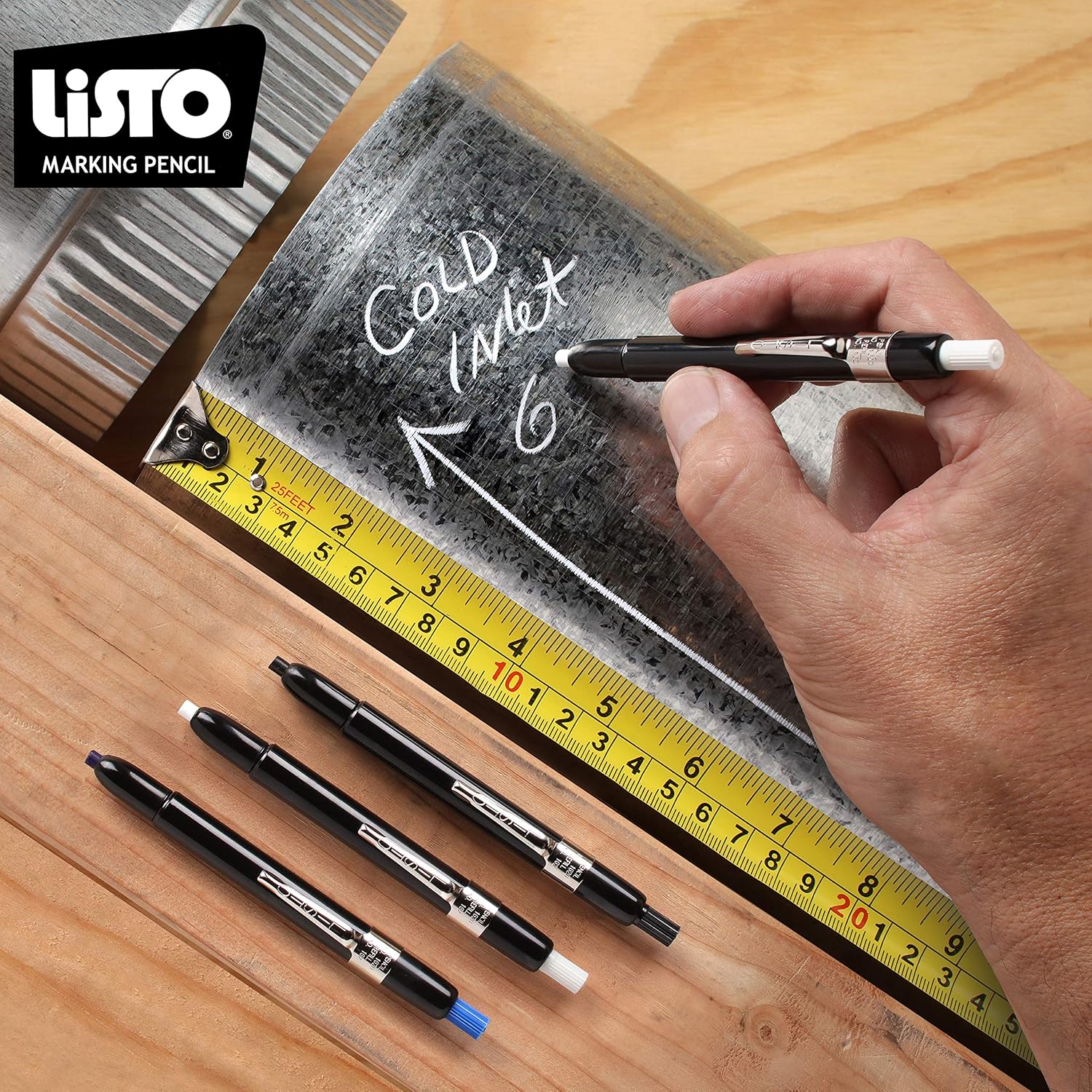 Listo 1620 - Box of 12 - RED COLOR - China Markers/Grease Pencils/China Marking Pencils/Wax Pencils : Mechanical Pencils : Office Products