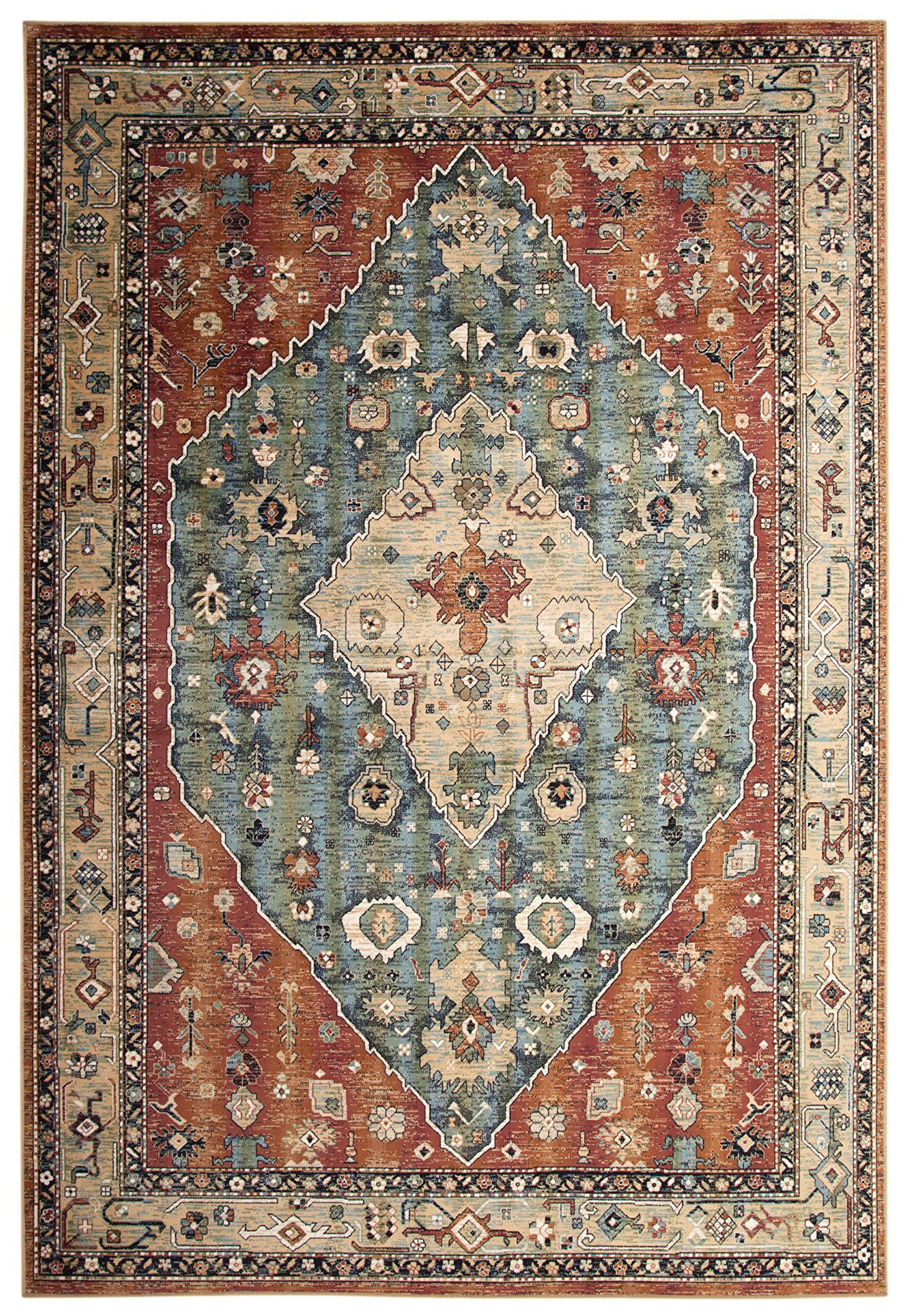 Amazoncom Abacasa Sonoma Jewels Area Rug 5 Feet 3 Inch By 7 Feet