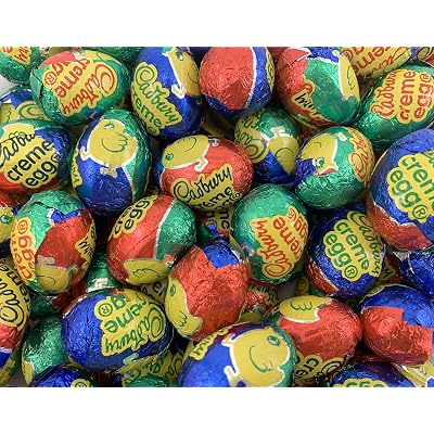 MINI CREME EGGS Milk Chocolate Candy, 2 Pound Bag