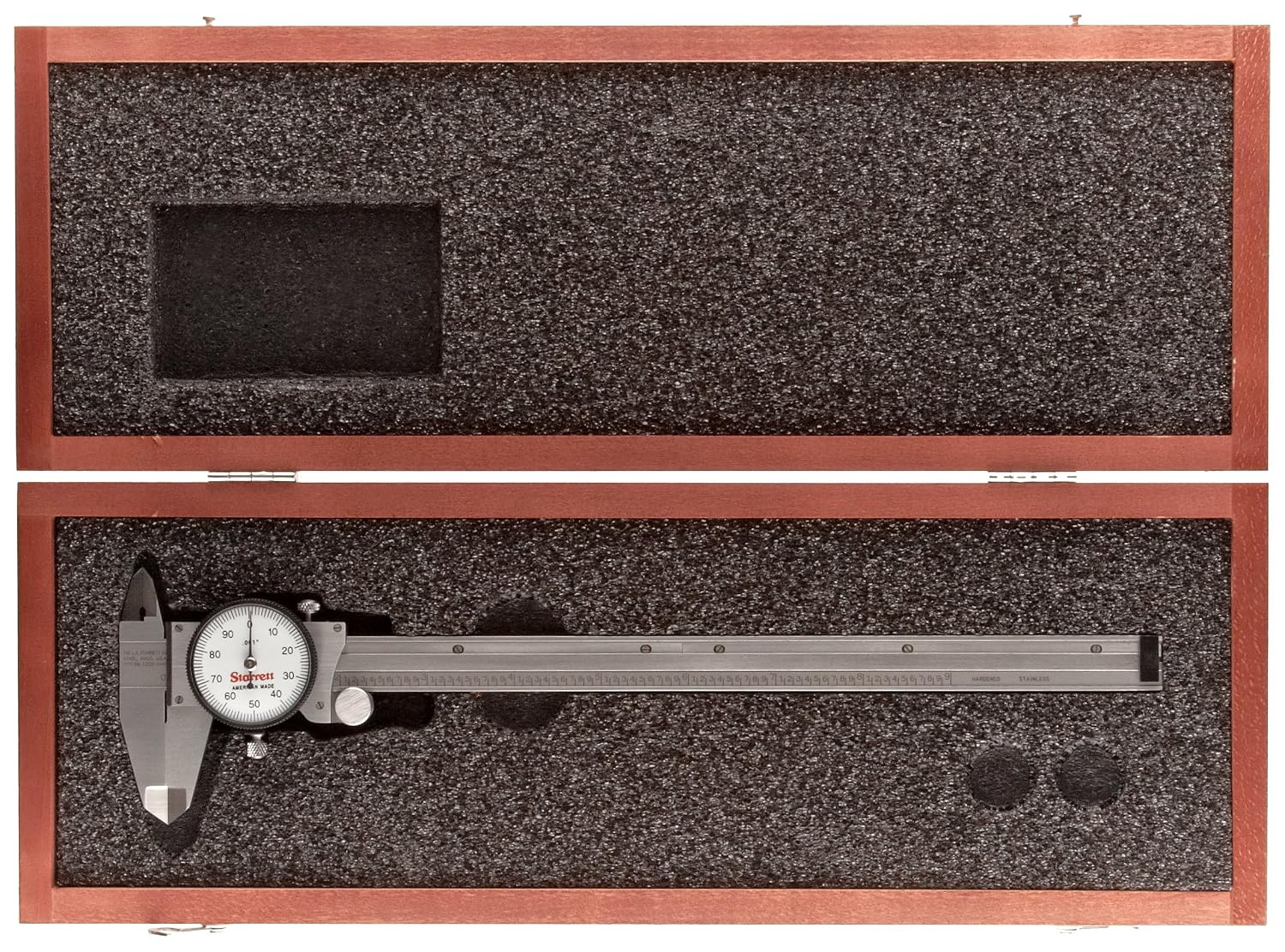 Starrett 120AZ-9 Dial Calliper, Stainless Steel, White Face, 0-9" Range, +/-0.001" Accuracy, 0.001" Resolution - Image 3