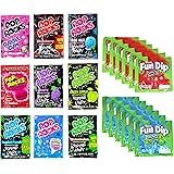 Pop Rocks and Fun Dip Bulk Variety Pack of Birthday Party Favors – Childhood Favorite Candy Pack – Includes 9 Packs of Pop Ro