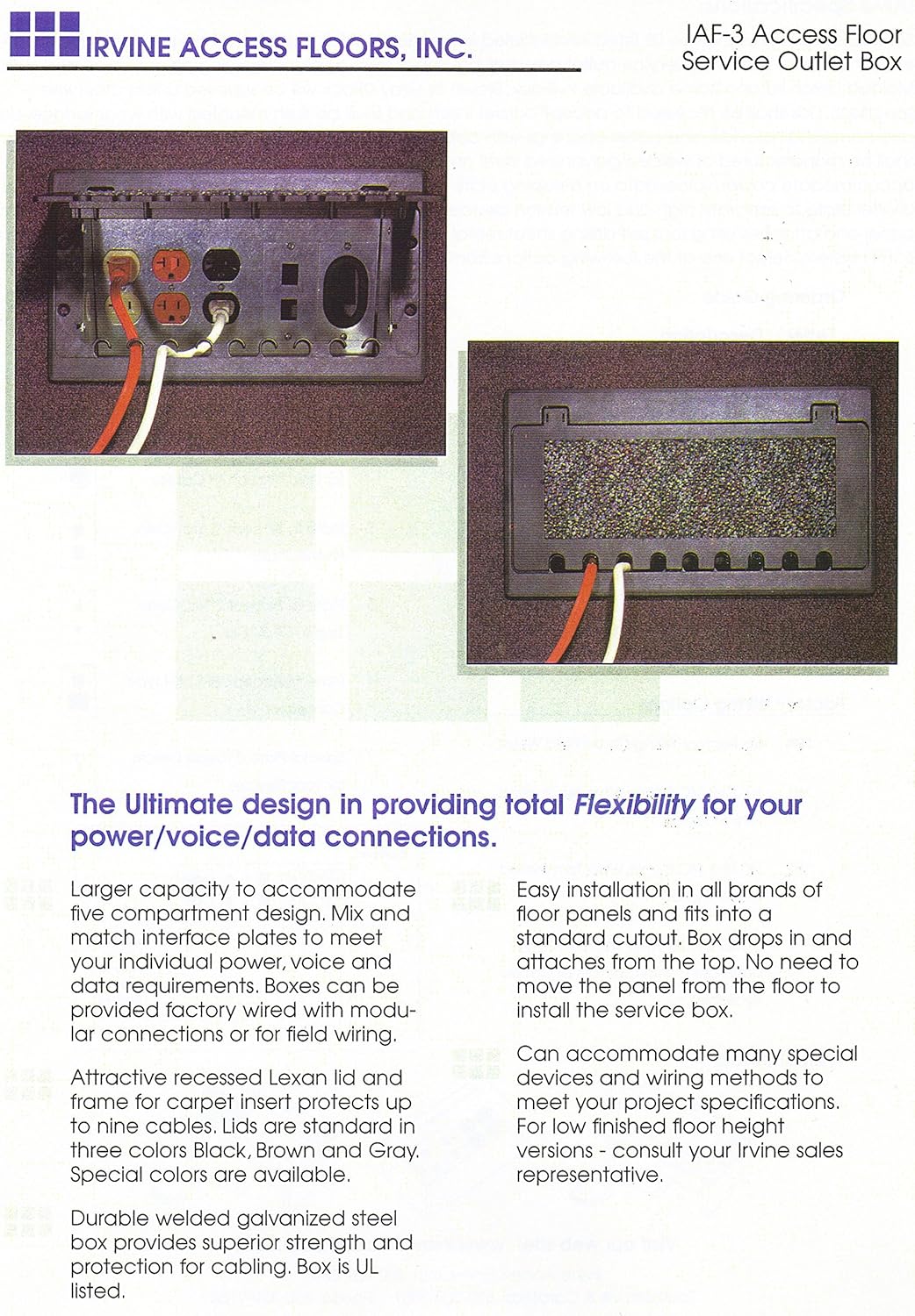 In Floor Electrical Box With Cover Large Amazon Com