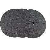 STARCKE 7 Inch 7/8" Hole Bolt On Black Silicon Carbide 50 Pack, 220 Grit | Heavy Duty Cloth Sanding DiscsBlack Silicon Carbide - for Stone, Metal, Auto Body Repair, Paint, and Plastics