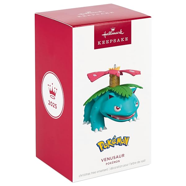 HALLMARK KEEPSAKE CHRISTMAS ORNAMENT 2025, POKÉMON VENUSAUR, GIFTS FOR POKÉMON FANS
