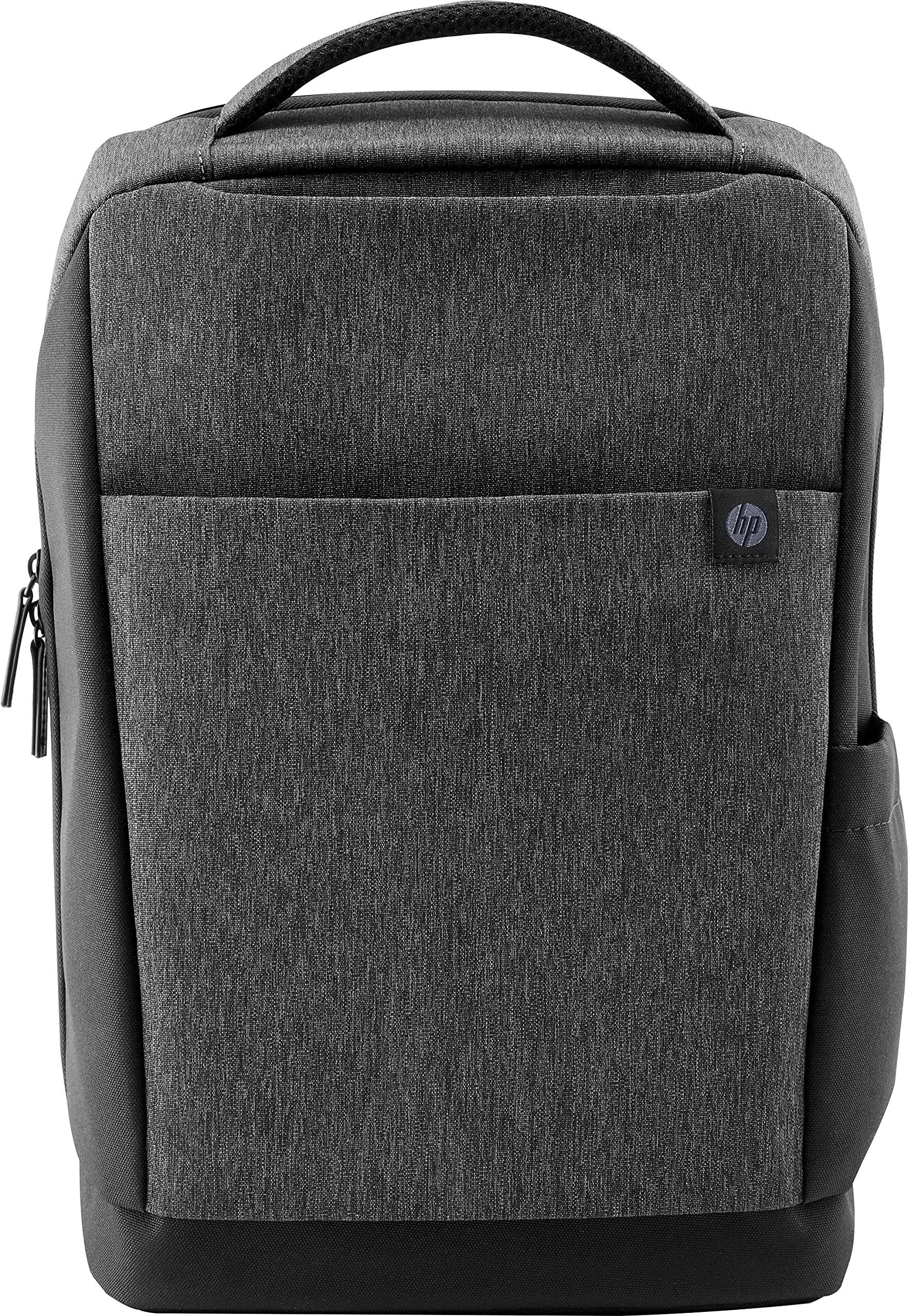 HP 15.6 inch Renew Recycled Backpack - Grey. Water Resistant Coating, Adjustable and Padded Straps, Padded Compartments, 13 Pockets and Key Fob, Made from 72% Recycled Materials