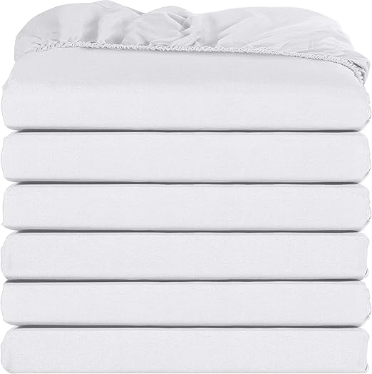 Amazon Com Utopia Bedding Fitted Sheets Pack Of 6 Bottom Sheets