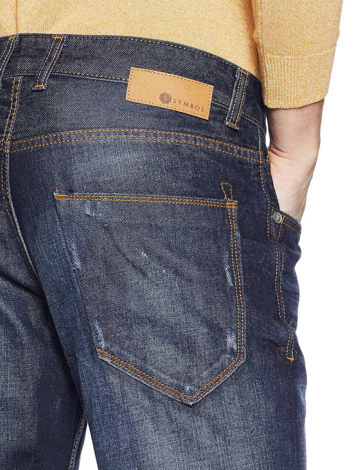 symbol amazon brand men's relaxed fit jeans