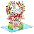 Hallmark Paper Wonder Pop Up Card for Birthday, Thinking of You, Congrats, or Any Occasion (Flowers and Butterflies)
