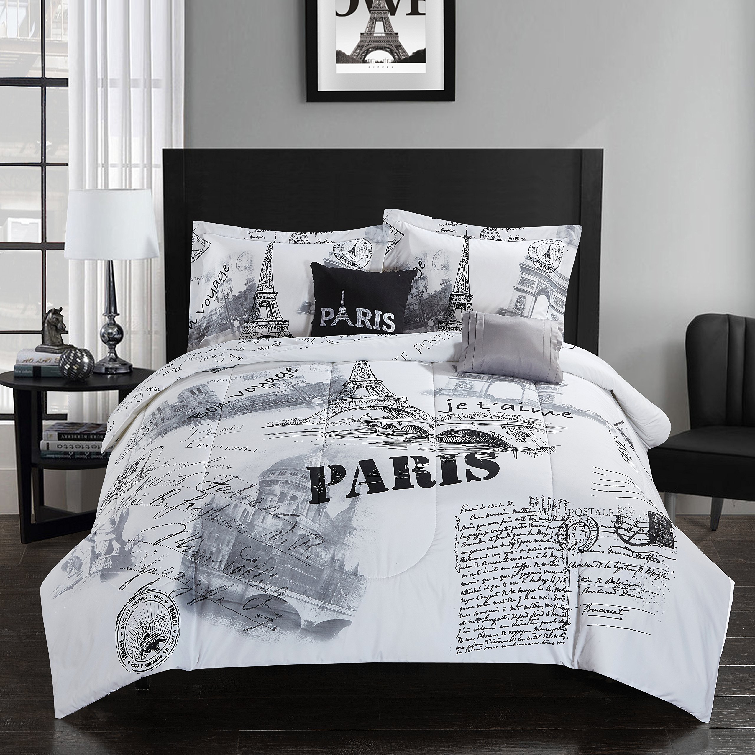 Casa Paris Comforter Set, Full/Queen, 5 Piece eBay