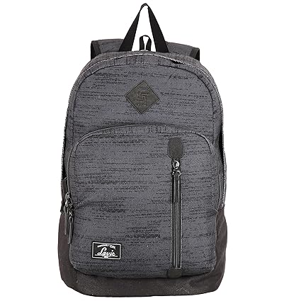 Lavie London 28 Ltrs Grey School Backpack (BUEI105036N3)