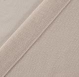 CUCRAF Net Curtains Eyelet Voile Sheer Linen 90cm Drop Pair 1.5in Rod view 5