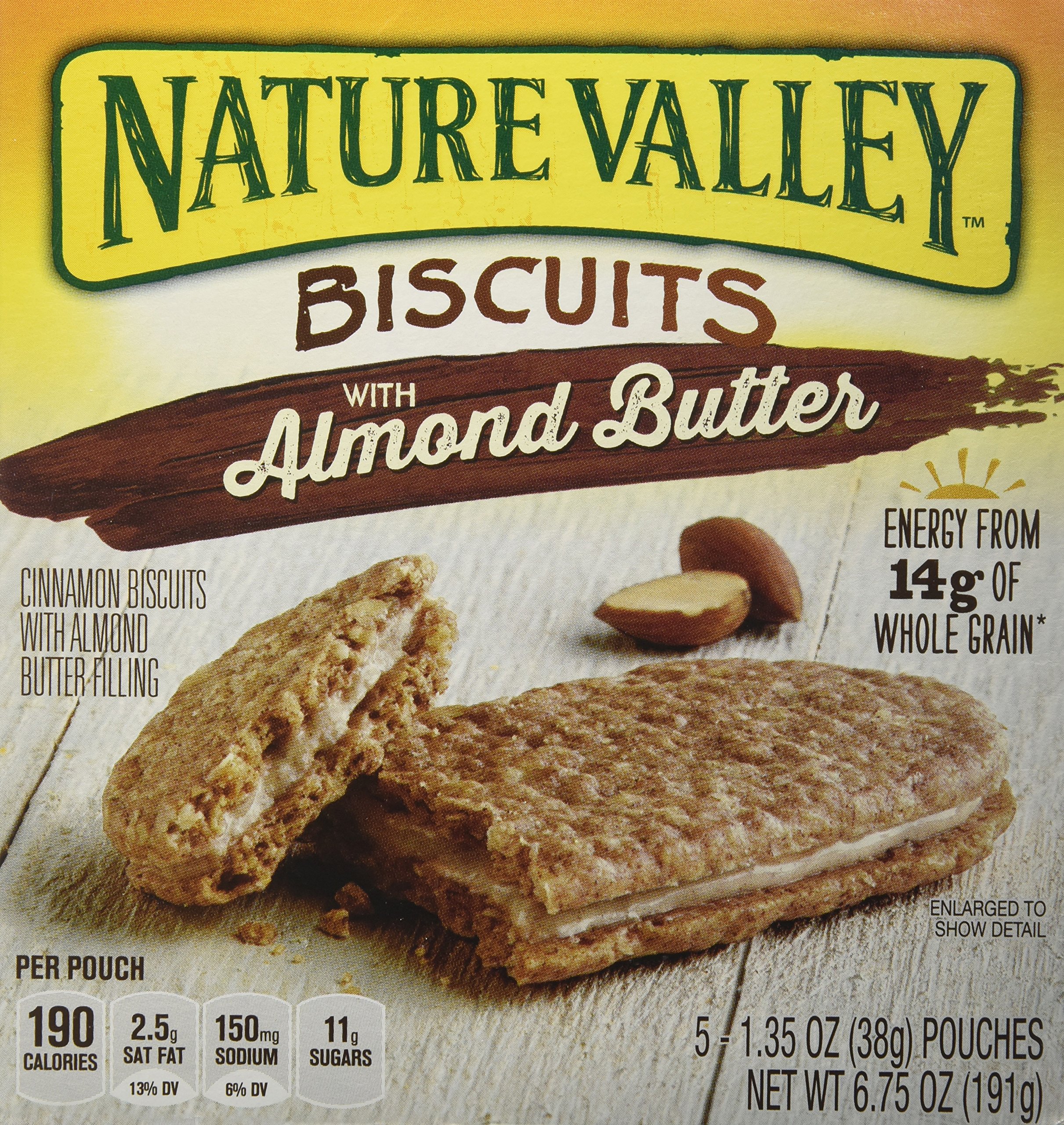 Nature Valley Biscuits with Almond Butter, 5 Ct (Pack of 4) Buy