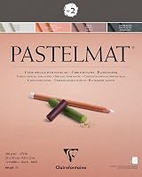 Clairefontaine Pastelmat Pad 12 Sheets 360gsm 24x30cm Assorted Colours