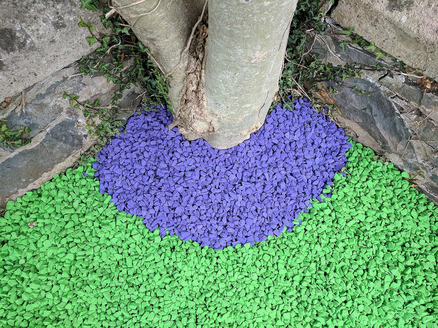 Sac De Pierres Décoratives RockinColour Bleu Azur 20 Mm – 14-15 Kg – Couleur Vive & Durable Pour Allées, Jardins & Designs Extérieurs