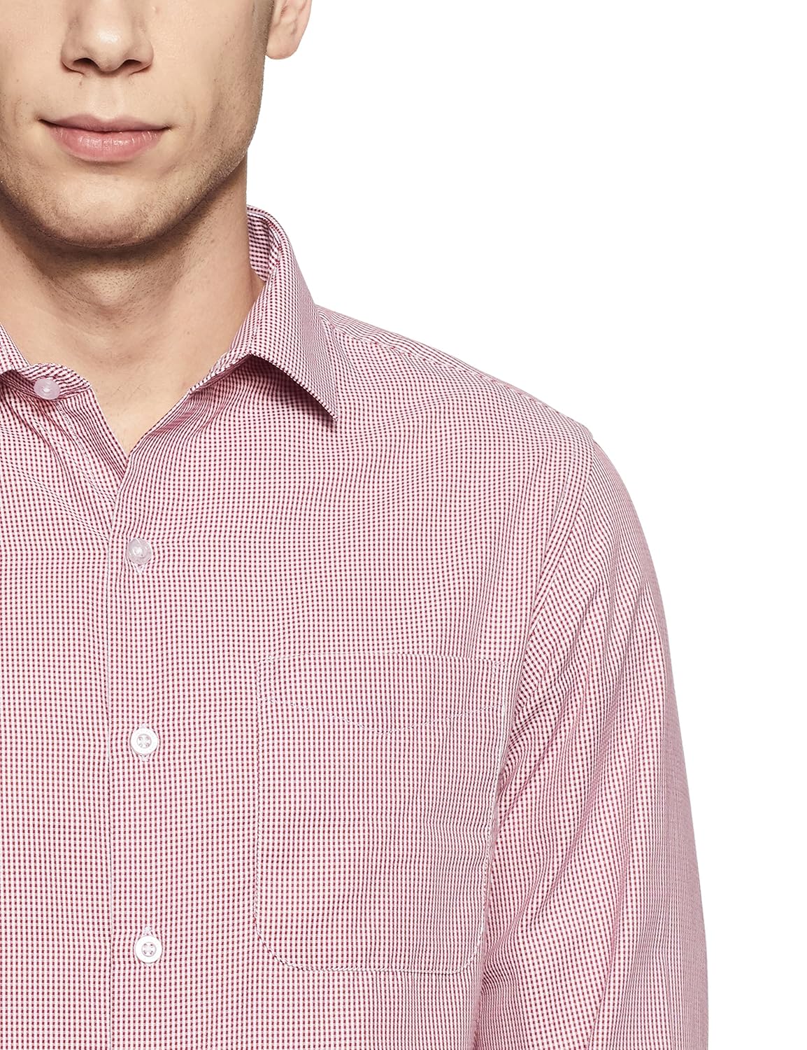 john players men's plain slim fit formal shirt