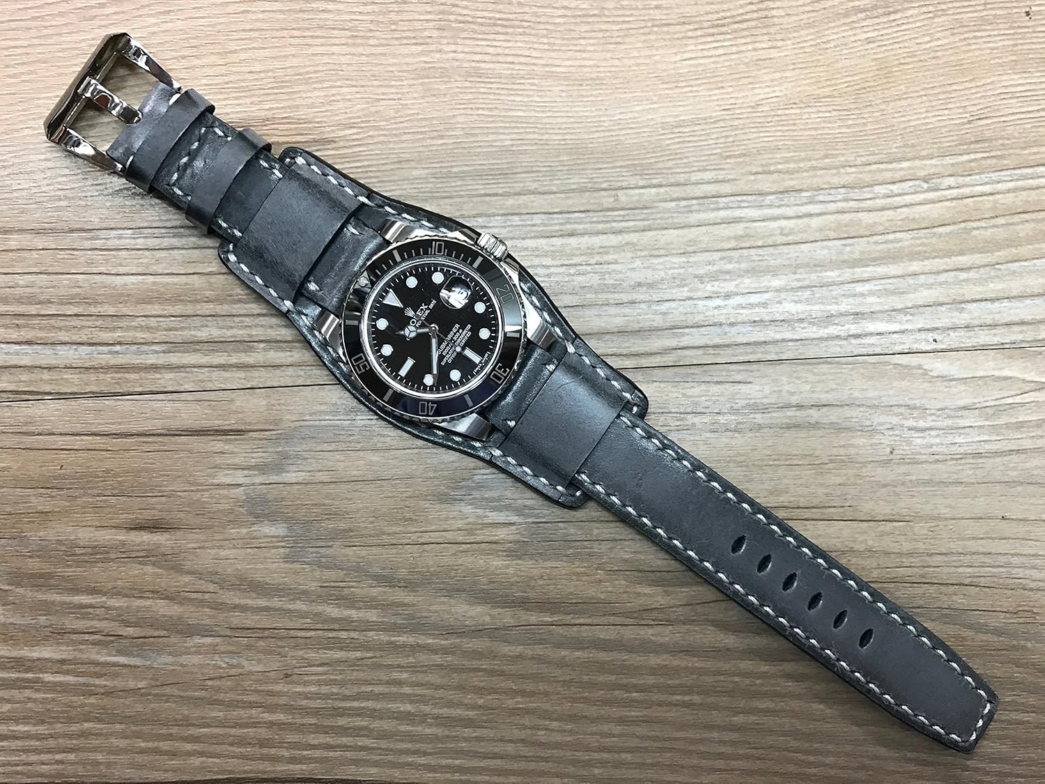 Handmade Leather cuff strap Leather Cuff watch band Cuff Band