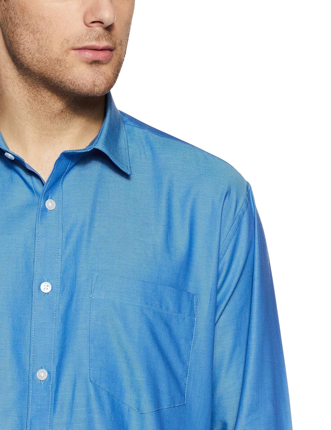 symbol amazon brand men's solid regular fit cotton shirt