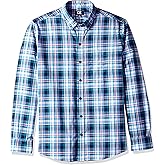 Cutter & Buck Men's Large Plaid and Check Easy Care Button Down Collared Shirts