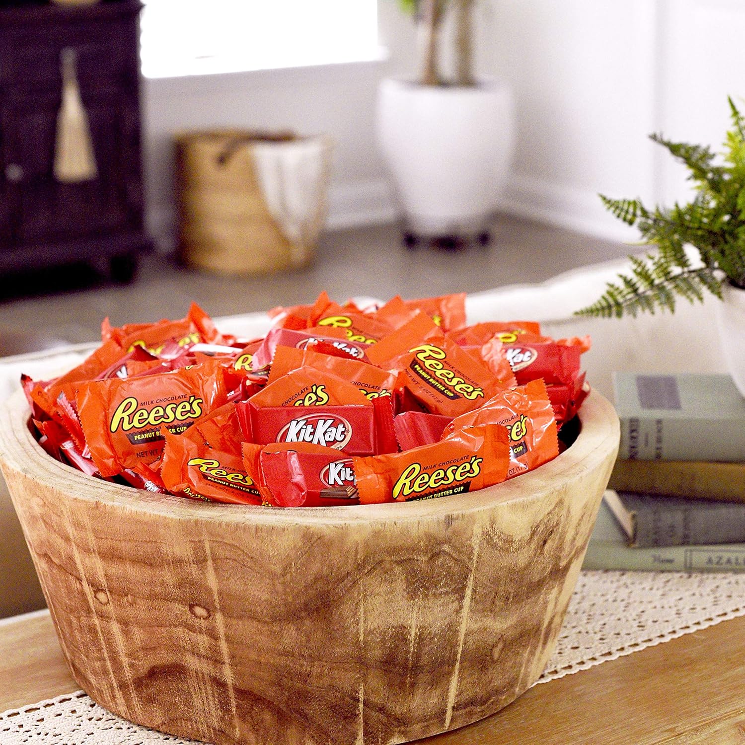 REESE'S and KIT KAT Assorted Milk Chocolate Snack Size Candy, Bulk, 46.38 oz Bulk Variety Bag (85 Pieces) : Grocery & Gourmet Food