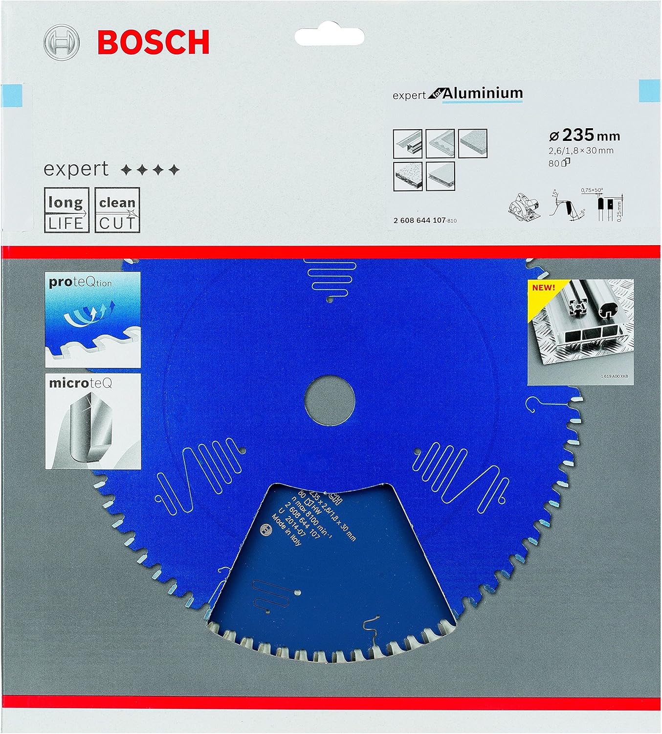Bosch 1x Expert Aluminium Corded Circular Saw Blade for Handheld Circular Saw and Dry Cutter (for Aluminium diameter mm - Image 3