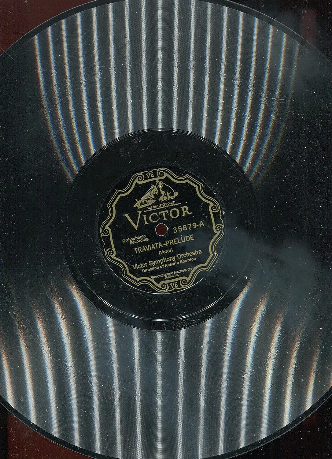 CREATORE ROSARIO BOURDON TRAVIATA & SYLVIA /12INCH 78 RPM SHELLAC