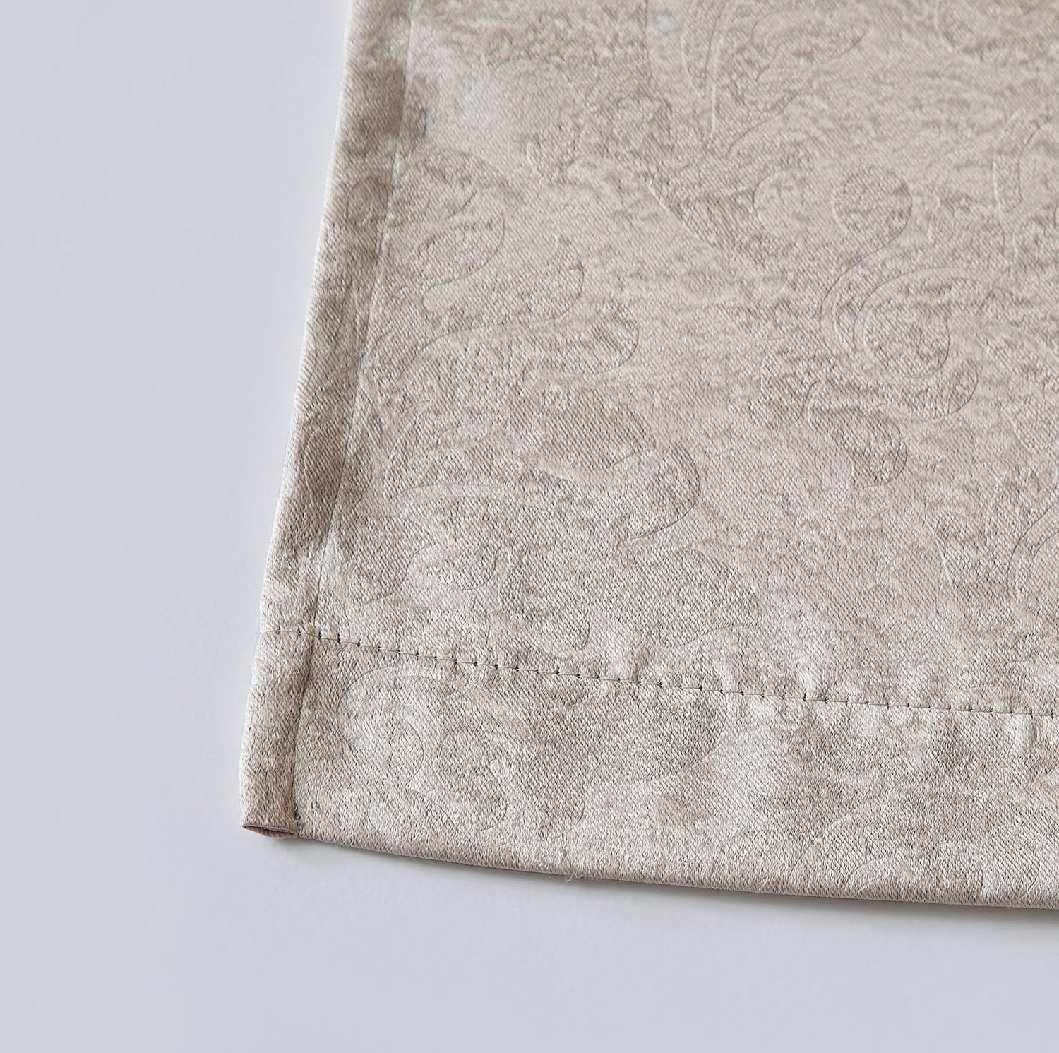 AsaTex Loretta - 1 Embossed Patio Extra Wide Curtain Panel with 16 Grommets - Thermal Weaved Blackout - Noise Reduction Fabric - Ideal for Sliding and Patio Doors (Patio 102 W x 84, Charcoal)