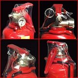 AA 1kg Fire Extinguisher ABC Powder Red UK Made 5 Yr Warranty Bracket Included view 2