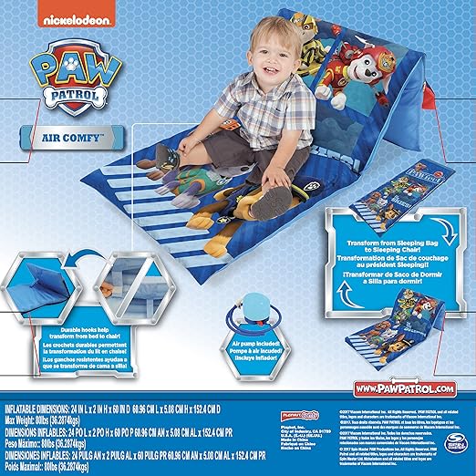 paw patrol air comfy