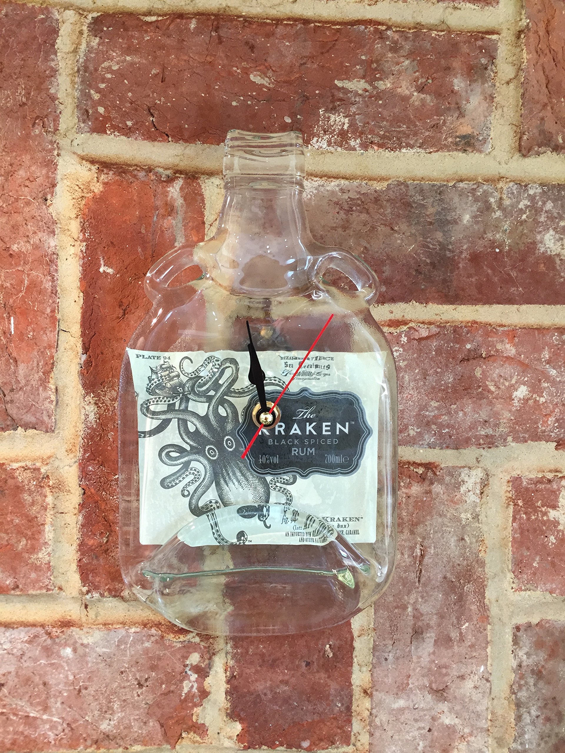 BottleClocks Kraken Rum quirky wall clock