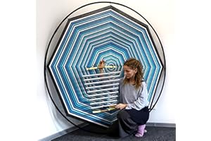 NAZAR DRUMS Sound Healing Instrument Rawa “White Sound” | 9-note Tubular Flow Chimes | Metallophone F Major Scale | Yoga&Retreat Gift, Calming Office Decor | Xylophone