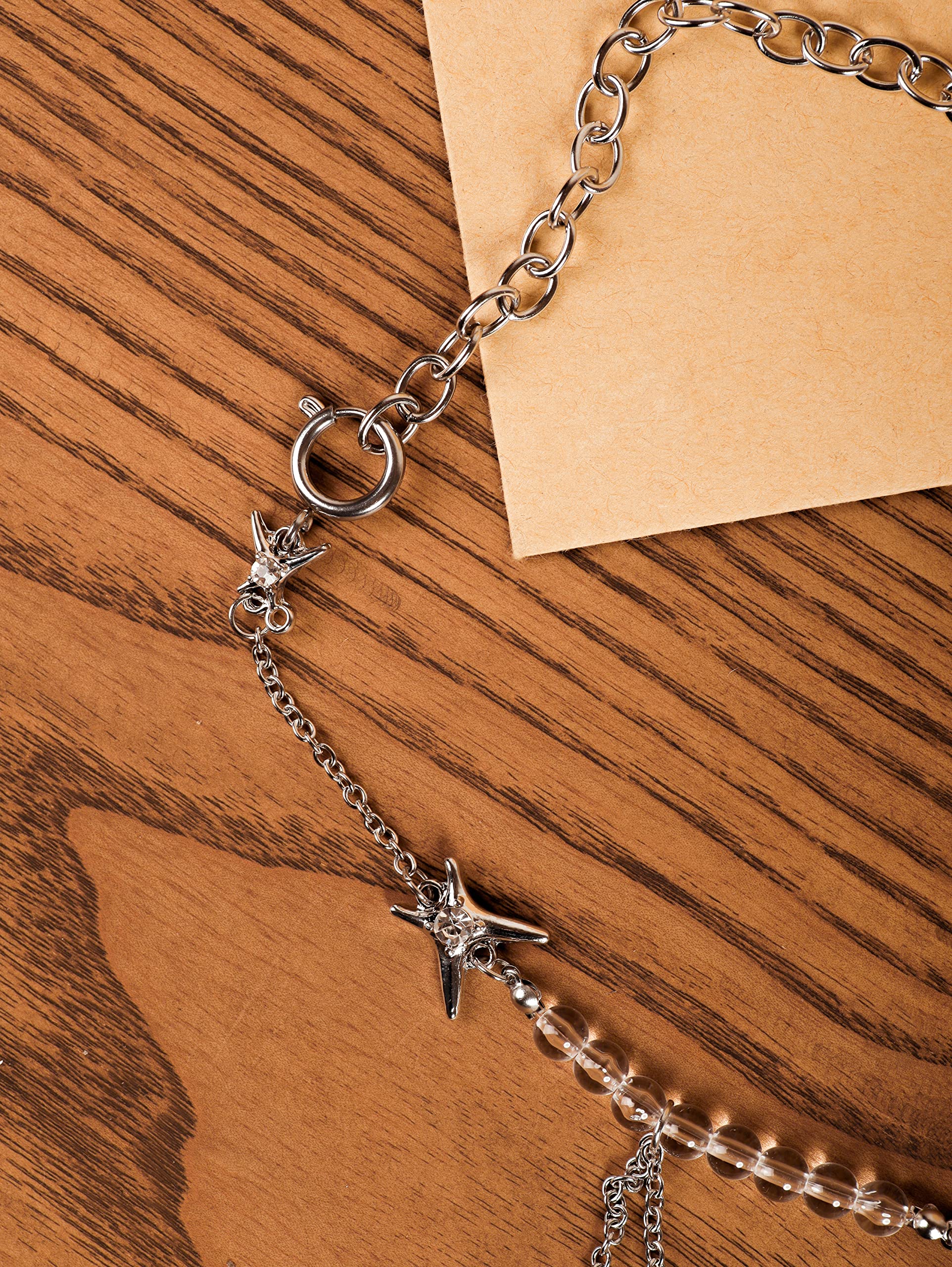 Sacina Star Choker Necklace, Star Necklace Y2k, Y2k Necklace