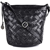 VILENCA HOLLAND Genuine Leather Crossbody Sling Bag for Women - Trendy Casual Office Bag with Adjustable Strap