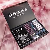 Disney Stitch Art & Stationery Set Notepad Pencils Paper Clips Gifts view 3