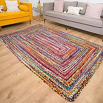 Amazon.com: RAJRANG Large Chindi Rag Rug Braided Cotton