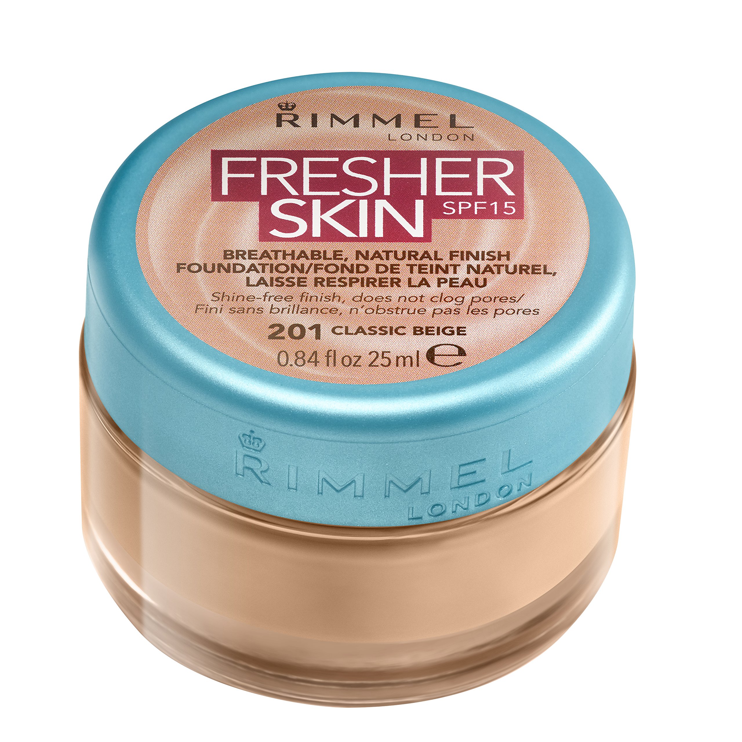 Rimmel London Fresher Skin Foundation, 21 Classic Beige