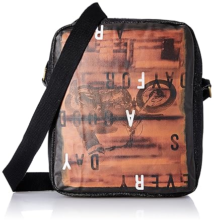 Spykar Fabric 31 cms Black Denim - 1 Messenger Bag (SPY/BG/2AF27)