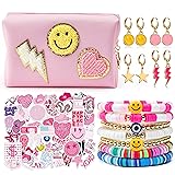 LieToi 64Pcs Preppy Stuff Set Smile Heart Patch