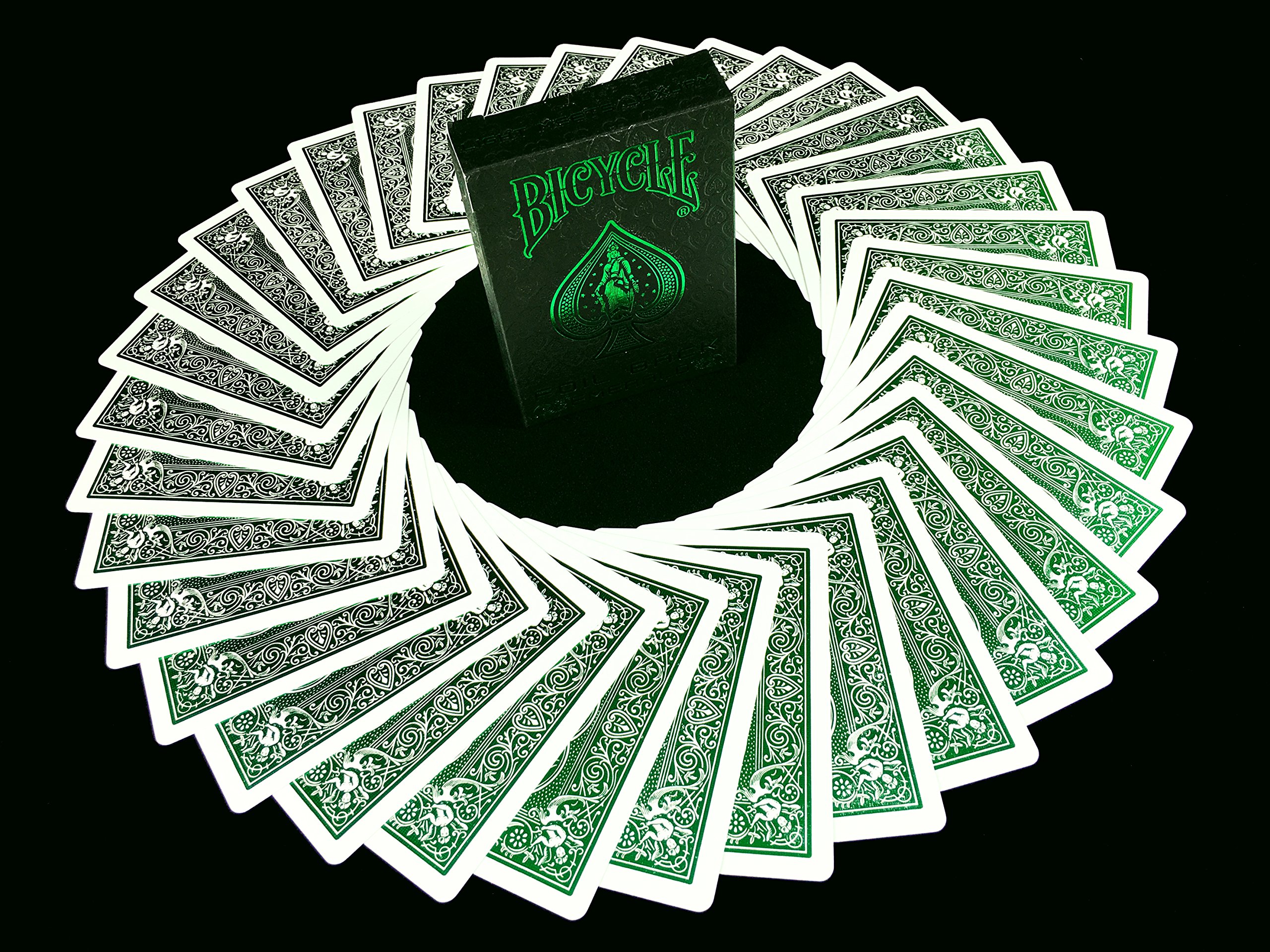 Bicycle MetalLuxe Emerald limited edition cards by Jokarte Collectors; Playing cards; Emerald Luxe
