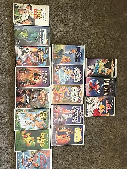 Amazon Com Entire Children Vhs Tape Collection Walt Disney