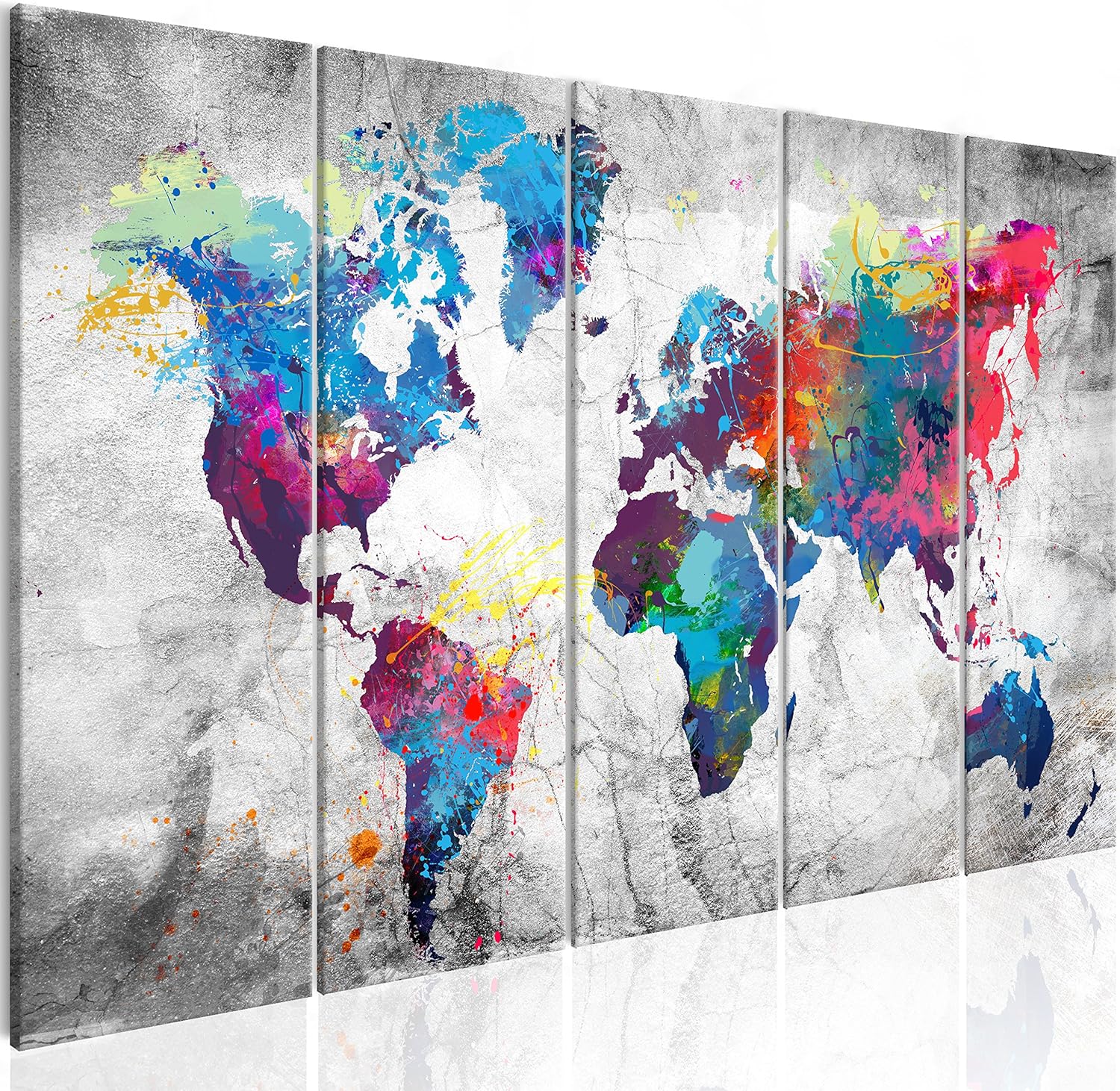 murando Canvas Wall Art 225x90 cm/88.6"x 35.4" NonWoven Canvas Prints